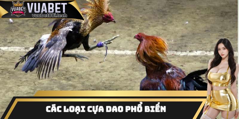 Các loại cựa dao phổ biến thường được sử dụng